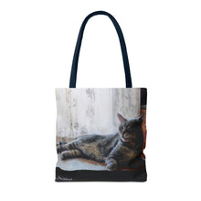 Load image into Gallery viewer, Benjamin Kitty Art of Bruce Strickland Tote Bag (AOP) Collection