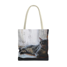 Load image into Gallery viewer, Benjamin Kitty Art of Bruce Strickland Tote Bag (AOP) Collection
