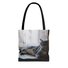 Load image into Gallery viewer, Benjamin Kitty Art of Bruce Strickland Tote Bag (AOP) Collection