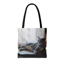Load image into Gallery viewer, Benjamin Kitty Art of Bruce Strickland Tote Bag (AOP) Collection