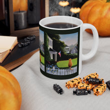 Load image into Gallery viewer, "Never Forget" Ceramic Mug 11oz featuring the art of Bruce Strickland