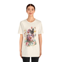 Load image into Gallery viewer, Siamese Pearl Floral Cat, Cat Tshirt Flowers,Floral Cat Shirt, Cat T-shirt, Cat Lover T-shirt, Cat Lady Tshirt, Gift for Cat Lover,Cat Mom