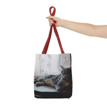 Load image into Gallery viewer, Benjamin Kitty Art of Bruce Strickland Tote Bag (AOP) Collection