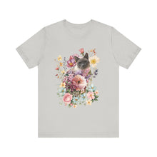 Load image into Gallery viewer, Siamese Pearl Floral Cat, Cat Tshirt Flowers,Floral Cat Shirt, Cat T-shirt, Cat Lover T-shirt, Cat Lady Tshirt, Gift for Cat Lover,Cat Mom