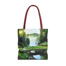 Load image into Gallery viewer, Morning in Elkmont - Art of Bruce Strickland Tote Bag (AOP) Collection