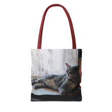 Load image into Gallery viewer, Benjamin Kitty Art of Bruce Strickland Tote Bag (AOP) Collection
