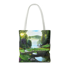 Load image into Gallery viewer, Morning in Elkmont - Art of Bruce Strickland Tote Bag (AOP) Collection