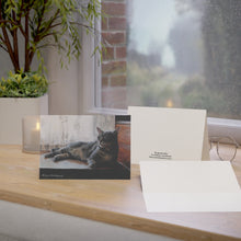 Load image into Gallery viewer, "Benjamin Kitty - Art of Bruce Strickland" Greeting Card 7x5