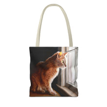 Load image into Gallery viewer, Purrfect View - Art of Bruce Strickland Tote Bag (AOP) Collection
