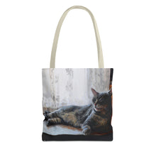 Load image into Gallery viewer, Benjamin Kitty Art of Bruce Strickland Tote Bag (AOP) Collection