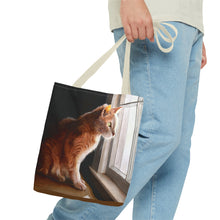 Load image into Gallery viewer, Purrfect View - Art of Bruce Strickland Tote Bag (AOP) Collection