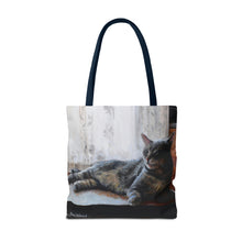 Load image into Gallery viewer, Benjamin Kitty Art of Bruce Strickland Tote Bag (AOP) Collection