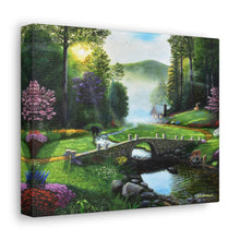 Load image into Gallery viewer, "Morning in Elkmont" Art of Bruce Strickland - Canvas Gallery Wraps