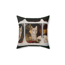 Load image into Gallery viewer, "Christmas Wishes" Throw Pillow - featuring the art of Bruce Strickland
