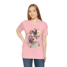 Load image into Gallery viewer, Siamese Pearl Floral Cat, Cat Tshirt Flowers,Floral Cat Shirt, Cat T-shirt, Cat Lover T-shirt, Cat Lady Tshirt, Gift for Cat Lover,Cat Mom