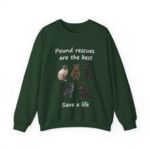 Load image into Gallery viewer, Pound rescues are the best - 003 -Cat Sweatshirt,Cat Lover Sweatshirt,Gift for Cat Lover,Funny Sweatshirt,Cat Mom
