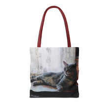 Load image into Gallery viewer, Benjamin Kitty Art of Bruce Strickland Tote Bag (AOP) Collection