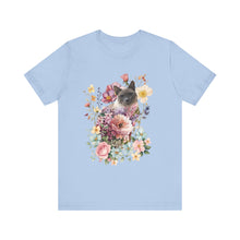 Load image into Gallery viewer, Siamese Pearl Floral Cat, Cat Tshirt Flowers,Floral Cat Shirt, Cat T-shirt, Cat Lover T-shirt, Cat Lady Tshirt, Gift for Cat Lover,Cat Mom