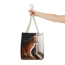 Load image into Gallery viewer, Purrfect View - Art of Bruce Strickland Tote Bag (AOP) Collection