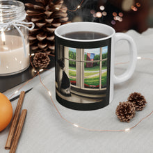 Load image into Gallery viewer, "The Wait" Ceramic Mug 11oz featuring the art of Bruce Strickland