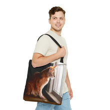 Load image into Gallery viewer, Purrfect View - Art of Bruce Strickland Tote Bag (AOP) Collection