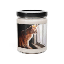 Load image into Gallery viewer, "Purrfect View" Art of Bruce Strickland Collection Scented Soy Candle, 9oz