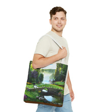 Load image into Gallery viewer, Morning in Elkmont - Art of Bruce Strickland Tote Bag (AOP) Collection