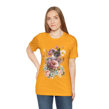 Load image into Gallery viewer, Siamese Pearl Floral Cat, Cat Tshirt Flowers,Floral Cat Shirt, Cat T-shirt, Cat Lover T-shirt, Cat Lady Tshirt, Gift for Cat Lover,Cat Mom