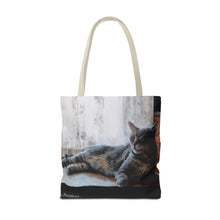 Load image into Gallery viewer, Benjamin Kitty Art of Bruce Strickland Tote Bag (AOP) Collection