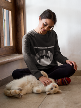 Load image into Gallery viewer, "Life is better with whiskers" 002 Black & White Collection - Unisex Heavy Blend™ Crewneck Sweatshirt