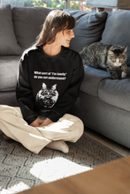 Load image into Gallery viewer, "What part of "I'm family" 001 do you not understand" Black & White Collection - Unisex Heavy Blend™ Crewneck Sweatshirt