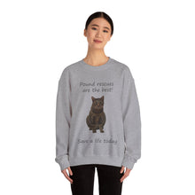 Load image into Gallery viewer, Pound rescues are the best - 002 -Cat Sweatshirt,Cat Lover Sweatshirt,Gift for Cat Lover,Funny Sweatshirt,Cat Mom