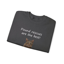 Load image into Gallery viewer, Pound rescues are the best - 002 -Cat Sweatshirt,Cat Lover Sweatshirt,Gift for Cat Lover,Funny Sweatshirt,Cat Mom