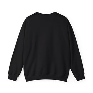 "Living that purr-fect life" 001 Black & White Collection - Unisex Heavy Blend™ Crewneck Sweatshirt