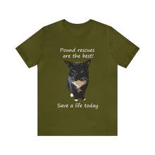 Load image into Gallery viewer, Pound rescues are the best Save a life today,Cat Tshirt, Cat Lover Tshirt, Gift for Cat Lover, Cat Mom, Cat Lady Gift, Animal Rights