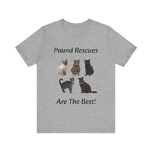 Load image into Gallery viewer, Pound Rescues Are The Best, 001, Cat Tshirt, Cat Lover Tshirt, Gift for Cat Lover, Cat Mom, Cat Lady Gift, Floral Cat Shirt