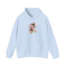 Load image into Gallery viewer, Pearl Floral Cat Hoodie, Cat Hoodie, Floral Hoodie, Cat Lover Hoodie, Cat Gift, Cat Lady Gift, Cat Lover Hoodie