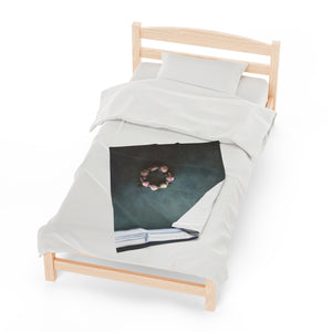 "Lazy Summer Day" Velveteen Plush Blanket featuring the art of Bruce Strickland
