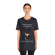 Load image into Gallery viewer, Pound rescues are the best Save a life today,Cat Tshirt, Cat Lover Tshirt, Gift for Cat Lover, Cat Mom, Cat Lady Gift, Animal Rights