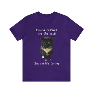 Pound rescues are the best Save a life today,Cat Tshirt, Cat Lover Tshirt, Gift for Cat Lover, Cat Mom, Cat Lady Gift, Animal Rights