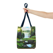 Load image into Gallery viewer, Morning in Elkmont - Art of Bruce Strickland Tote Bag (AOP) Collection