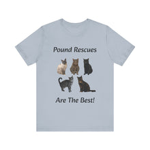 Load image into Gallery viewer, Pound Rescues Are The Best, 001, Cat Tshirt, Cat Lover Tshirt, Gift for Cat Lover, Cat Mom, Cat Lady Gift, Floral Cat Shirt