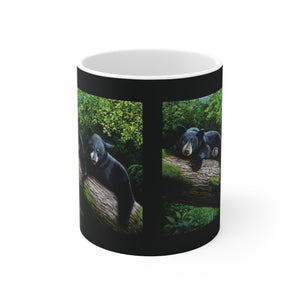 "Bear Necessities" Ceramic Mug 11oz featuring the art of Bruce Strickland