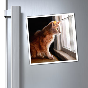 "Purrfect View" Art of Bruce Strickland Collection - Magnet