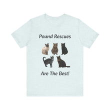 Load image into Gallery viewer, Pound Rescues Are The Best, 001, Cat Tshirt, Cat Lover Tshirt, Gift for Cat Lover, Cat Mom, Cat Lady Gift, Floral Cat Shirt