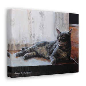 "Benjamin Kitty" Art of Bruce Strickland - Canvas Gallery Wraps