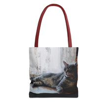 Load image into Gallery viewer, Benjamin Kitty Art of Bruce Strickland Tote Bag (AOP) Collection
