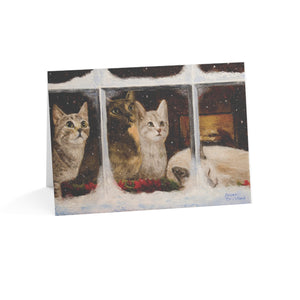 "Christmas Wishes - Art of Bruce Strickland" Greeting Card 7x5