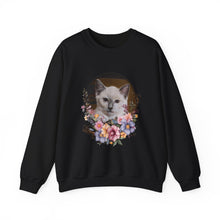 Load image into Gallery viewer, Happy Place - Art by Bruce Strickland - 001 -Cat Sweatshirt,Cat Lover Sweatshirt,Gift for Cat Lover,Funny Sweatshirt,Cat Mom