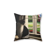 Load image into Gallery viewer, &quot;The Wait&quot; Throw Pillow - featuring the art of Bruce Strickland